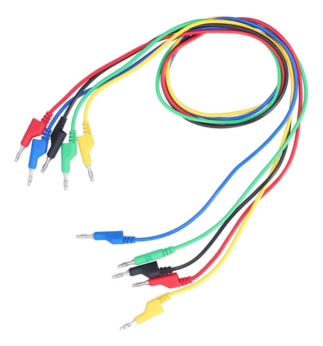 J70054 Doble Linterna Conector Banana Cable De Prueba Seguro