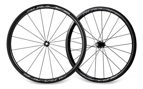 Par Rodas 700c Dura Ace Wh-r9100-c40-tu Carbono Com Bolsa Cor Preto