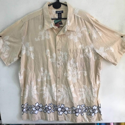 Camisa Hawaiana Floreada Playera Tropical Vintage 494
