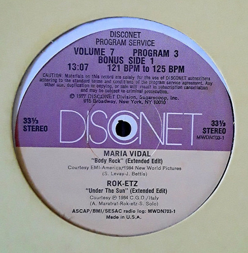 Single Disconet Volume 7 Program 3 - 12  Raro E Novo!