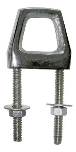 Cancamo Hexagonal Dos Espárragos Bronce Cromado Náutico