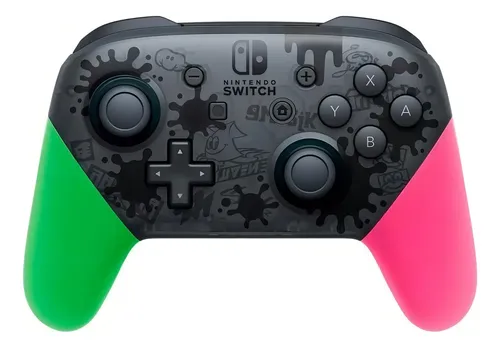 Nintendo Switch Pro Controller Japon Splatoon 2 Edition Controle