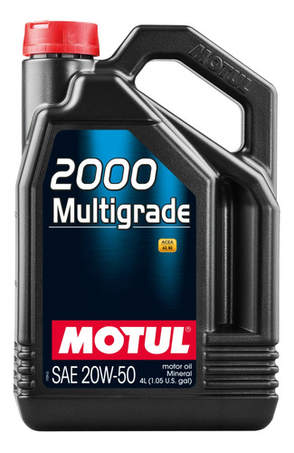 Aceite para motor Motul mineral 20W-50 para autos, pickups & suv