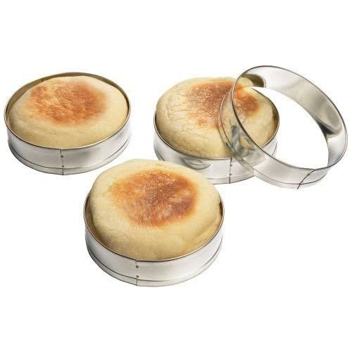 Anillos Muffins Ingleses, Galletas Y Moldes Huevos, Est...