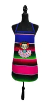 Comprar Mandil Delantal Frida Kahlo Sarape Artesanal