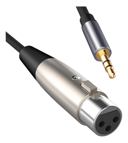 Cable Adaptador Xlr A 3,5 Mm Micrófono Estéreo Para