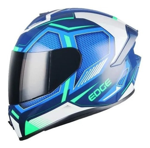 Casco Edge Integral Zoom Berlín Azul