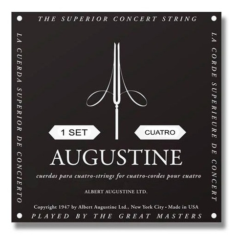 Set Cuerdas Para Cuatro Augustine Black Label