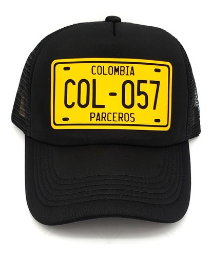 Gorra Colombia Placa Amarilla Col-057 Parceros