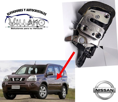 Chapa Cerradura Delantera Nissan Xtrail 2009 Lado Conductor 