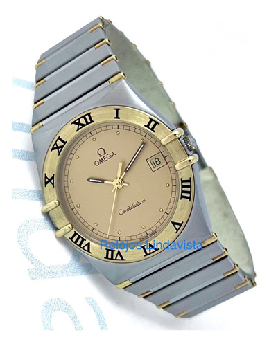 Reloj Omega Constellation Dorado Oro Acero Sencillo