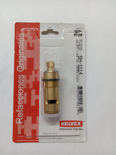 Valvex V Grande Izq Cierre Disc/ceram Original Helvex Sh1114
