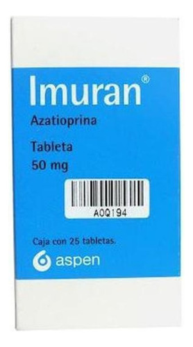 Imuran 50 Mg Caja Con 25 Tabletas