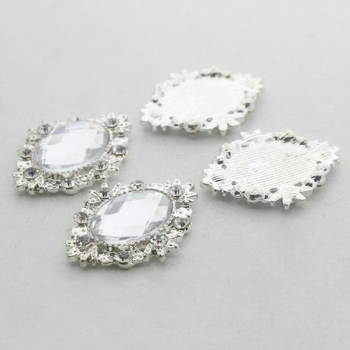 Botones De Diamantes De Imitación De Cristal 5 Piezas