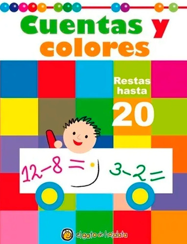 Libro Cuentas Y Colores Restas Hasta 20 - Libro Para Pintar