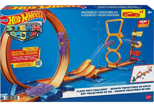 Pista Impulsora Hot Wheels Steam