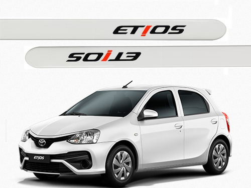 Friso Lateral Etios 2013 A 2020 Branco Perola Cor=carro