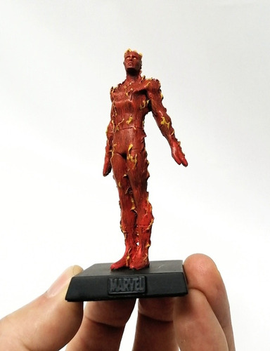 Figura Acción, Plomo, Personaje Marvel Cómics, Human Torch