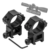 Comprar Monturas Anilletas Riel 20mm Mira Telescopica Tubo 30mm Rifl
