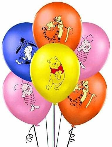 Set De Globos Látex Winnie Pooh