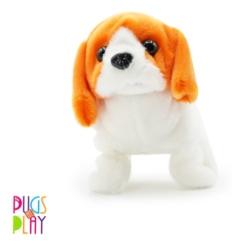 Peluche Mascota Interactivo Pugs At Play Camina Con Sonido