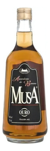 Cachaça Musa De Banana Ouro 750 Ml