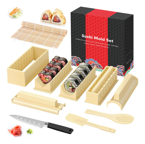 Hi Ninger Kit De Fabricación De Sushi, Todo En Uno, Juego .