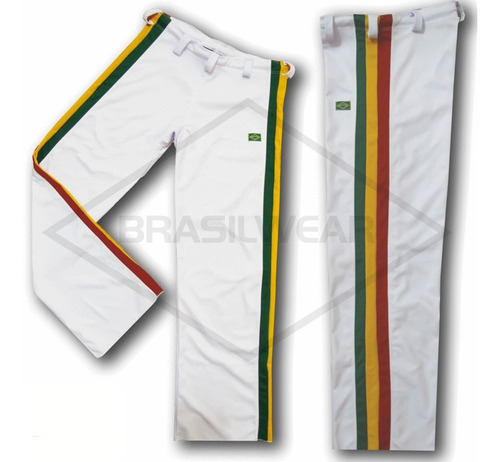 Calça De Capoeira Jamaica Reggae Abada Helanca Grossa Fabric