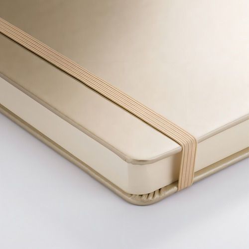 Libreta Art Creation Dorada 13x21cm 140gr 80hjas. Color Dorado