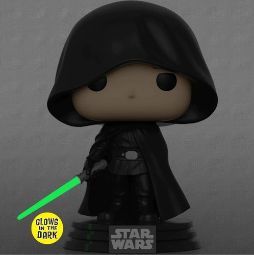 Funko Pop Luke Skywalker 501 Star Wars Mandalorian Glow