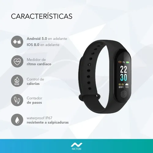 Smartband caracteristicas new arrivals