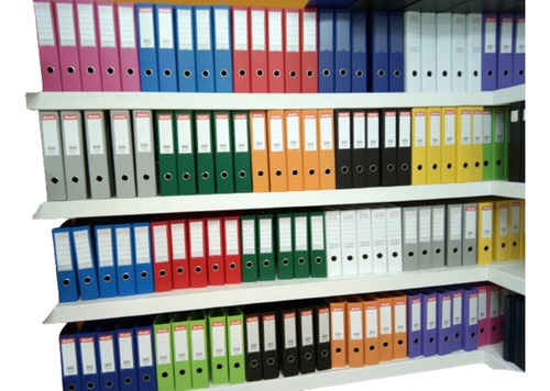 Bibliorato Casa Ambar A4 Varios Colores 8 Cm Lomo X Unidad