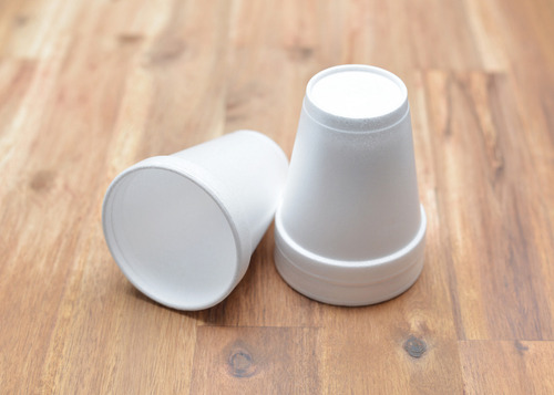 Vaso Termico Blanco Telgopor 300cc Con Tapa - 100 Unid.