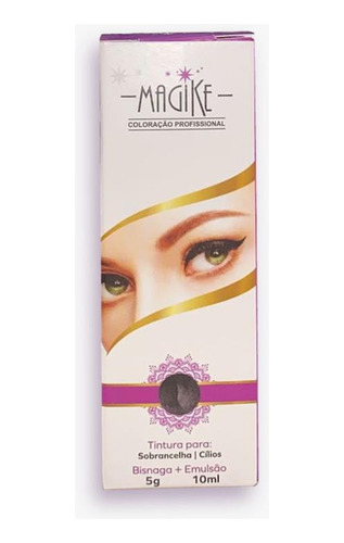 Tintura Para Sobrancelha Cilios Kit Navalha Espelho Escova