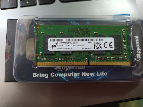 Memoria Ram Laptop, Ddr4, 4gb 1 Rx16 