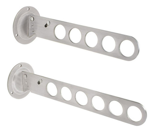 Perchero Plegable Para Colgar Ropa, Colgador 245 Mm 5 Hoyos