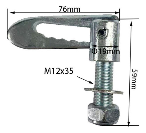Piezas De Captura De Longitud 7,6 Cm Rosca De Tornillo