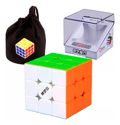 Cubo Rubik Qiyi Ms Magnético Stickerless 3x3x3 +estuche Full