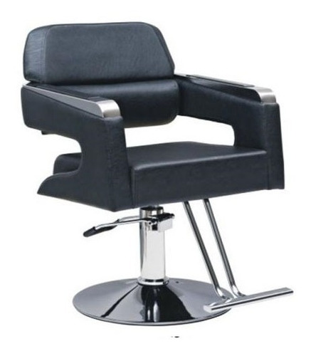 Sillón Negro Hb-a213  Para Peluquería O Barbería