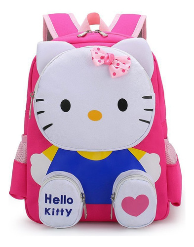 Mochila Hello Kitty Impermeable Escolar Preescolar Kinder