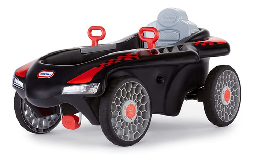 Little Tikes Jett Car Racer Negro, Coche Con Respaldo De Asi