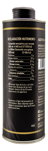 Aceite De Nuez 500 Ml Gout De La Vie
