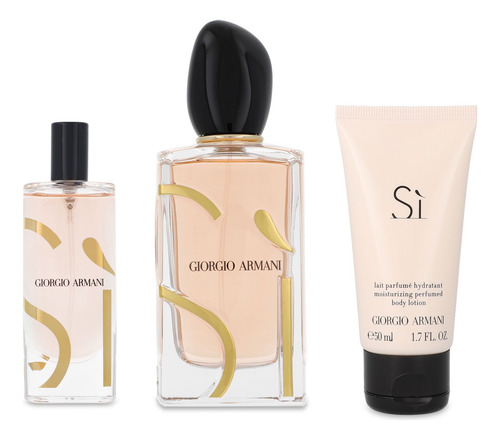 Set Giorgio Armani Si 3pzs - Dama