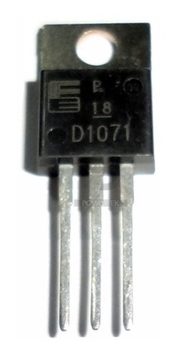 Integrado 2sd1071 D1071 Amplificador De Poder Alto Voltaje