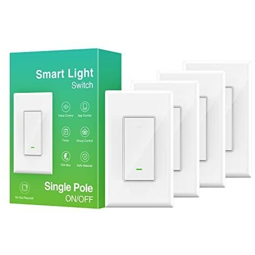 Ohmax Smart Switch, Single Pole 2.4ghz Wifi Smart Hz3ho