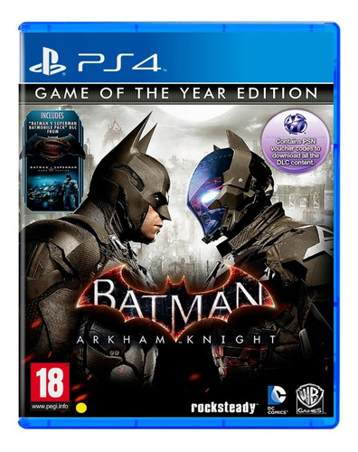 Imagen 1 de 1 de Batman: Arkham Knight Game Of The Year Edition Ps4 Euro
