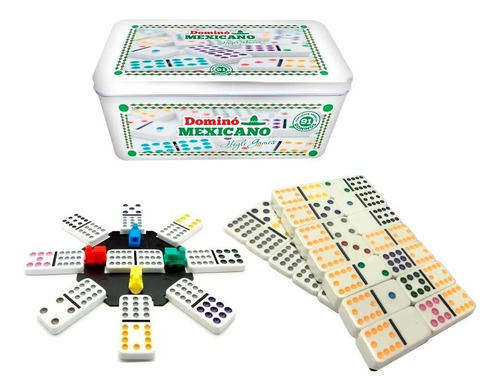 Domino Mexicano Na Promoção Com Defeito Lata Amassada