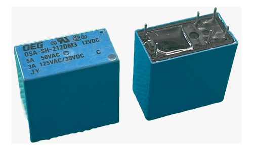 400x Rele Osa-sh-212dm3 12v 3amp 6 Terminais Tyco