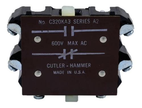 Contactor Auxiliar Na+nc Cutler C320ka3