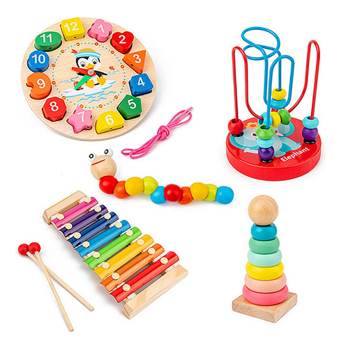 Tablero Montessori Sensorial Busy Board Para Niños De 1 2